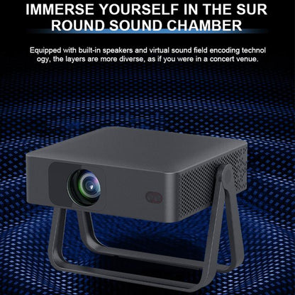 N5-A 1280x720P LCD Smart HD Projector, Plug:US Plug(Black) - Mini Projector by buy2fix | Online Shopping UK | buy2fix