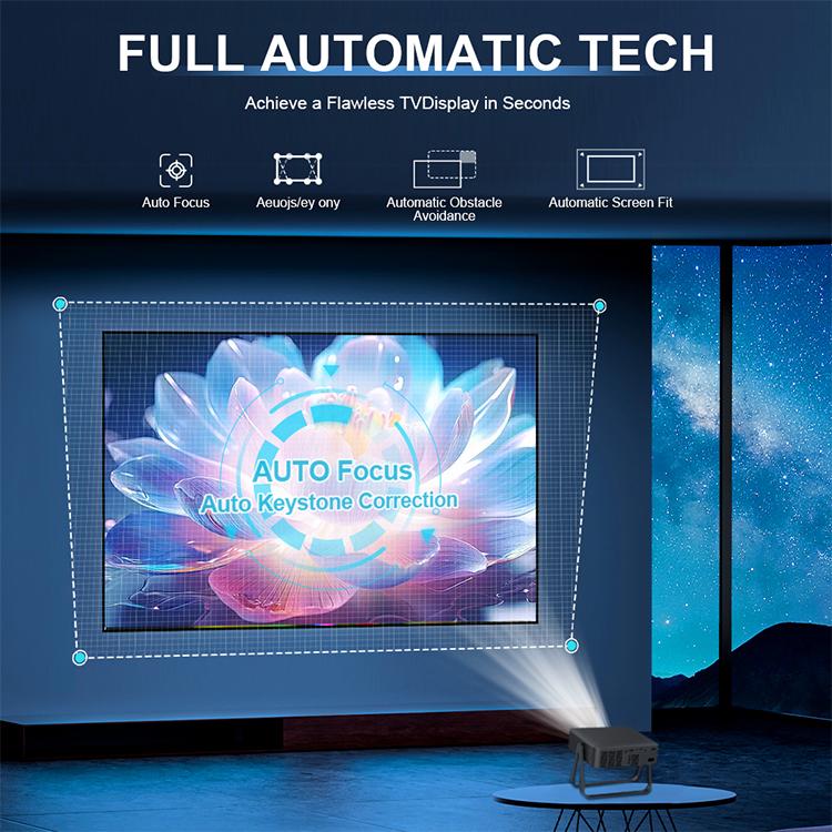 N5-A 1280x720P LCD Smart HD Projector, Plug:US Plug(Black) - Mini Projector by buy2fix | Online Shopping UK | buy2fix