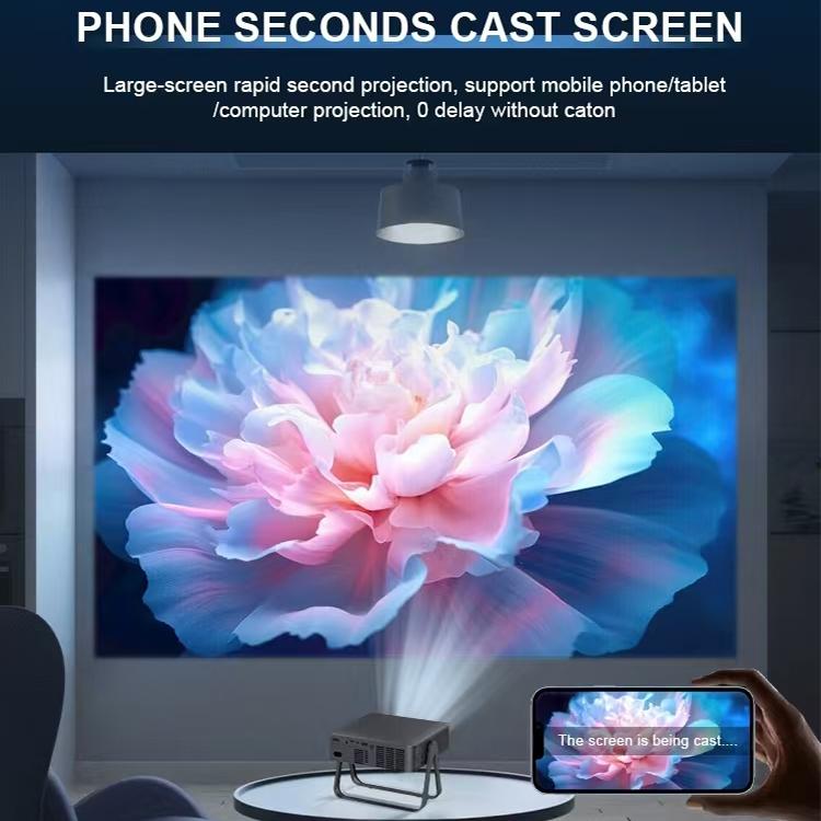 N5-A 1280x720P LCD Smart HD Projector, Plug:AU Plug(Black) - Mini Projector by buy2fix | Online Shopping UK | buy2fix