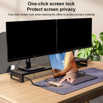 MOMAX DH19L 1-Link 9 in 1 Type-C Multifunctional HUB Adapter Docking Station(Titanium Gold) - USB HUB by MOMAX | Online Shopping UK | buy2fix