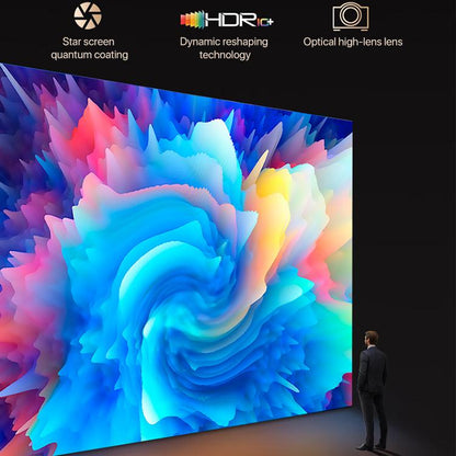 R1 1920x1280P 600ANSI Android 12.0 Smart Mini Portable Projector, Plug:US Plug(Black) - Mini Projector by buy2fix | Online Shopping UK | buy2fix