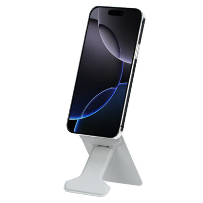 I-Shaped Phone Holder Leather Card Bag(Pink) - Adhesive Card Holders by buy2fix | Online Shopping UK | buy2fix