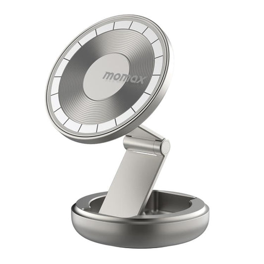 MOMAX CM30 Pac Mount Universal Transparent Magnetic Rotating Car Holder(Titanium Gold) - Universal Car Holders by MOMAX | Online Shopping UK | buy2fix