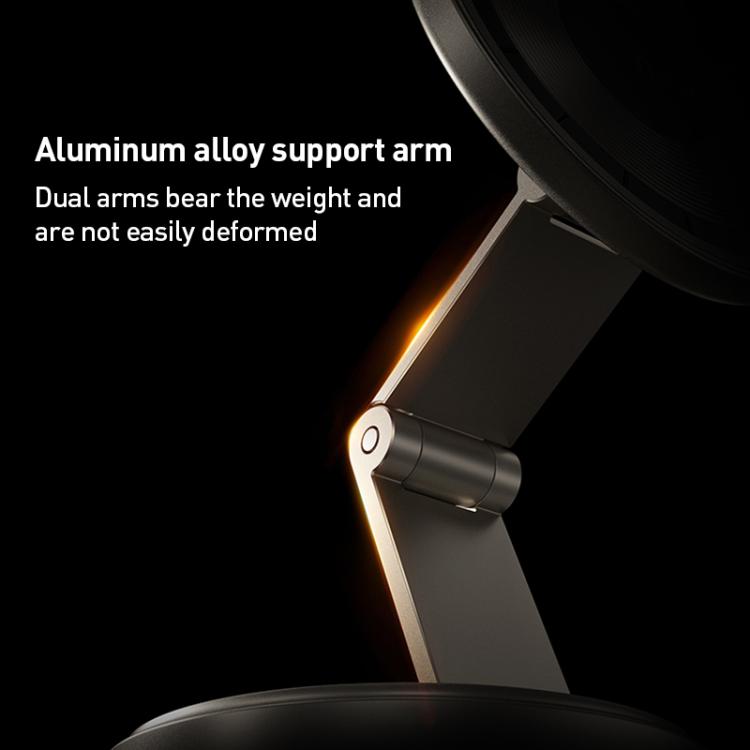 MOMAX CM30 Pac Mount Universal Transparent Magnetic Rotating Car Holder(Dark Grey) - Universal Car Holders by MOMAX | Online Shopping UK | buy2fix