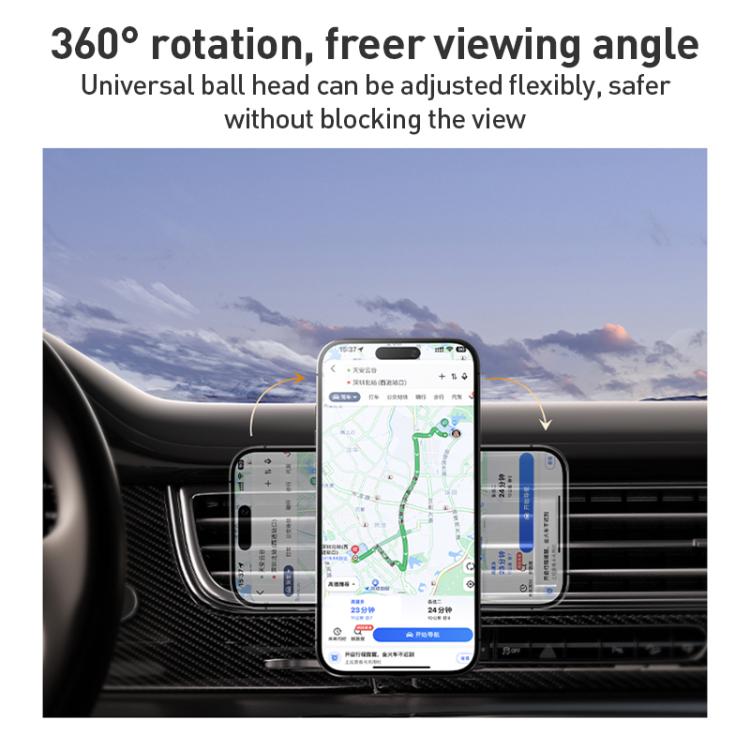 MOMAX CM35 1-Move Relaxaire Aluminum Alloy Magnetic Car Aromatherapy Holder(Titanium Gold) - Universal Car Holders by MOMAX | Online Shopping UK | buy2fix