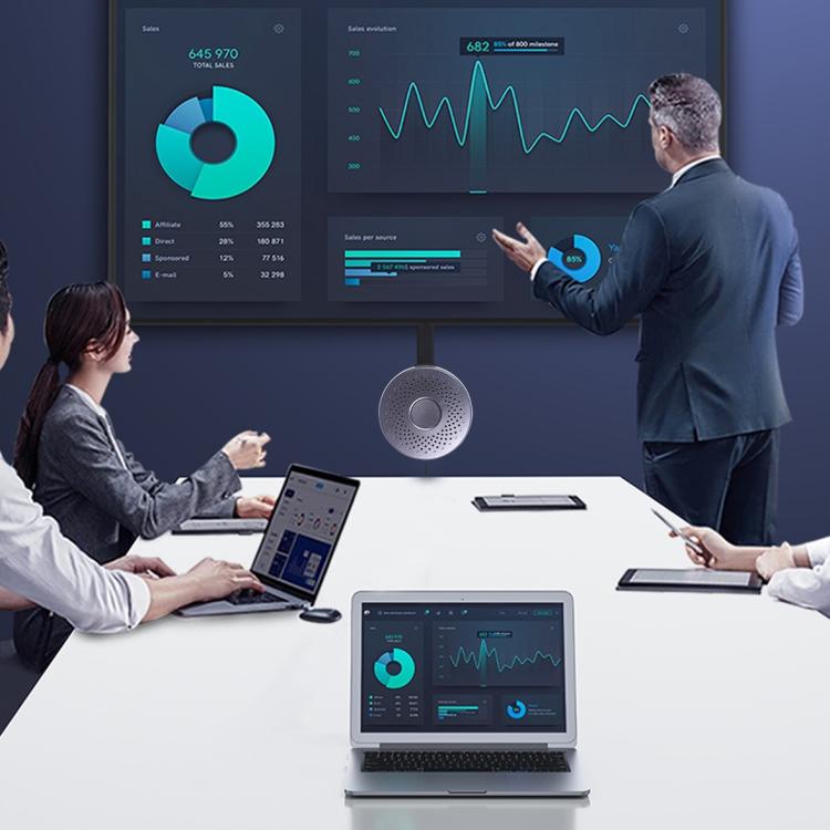 Measy A30 1080P HD HDMI Phone Wireless Screen Projector For PC / Phone(Grey) - Wireless Display Dongle by Measy | Online Shopping UK | buy2fix