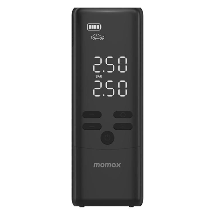 MOMAX CR16D 1-Move Support Car Digital Display Portable Smart Electric Wireless Air Pump(Black) - Inflatable Pump by MOMAX | Online Shopping UK | buy2fix
