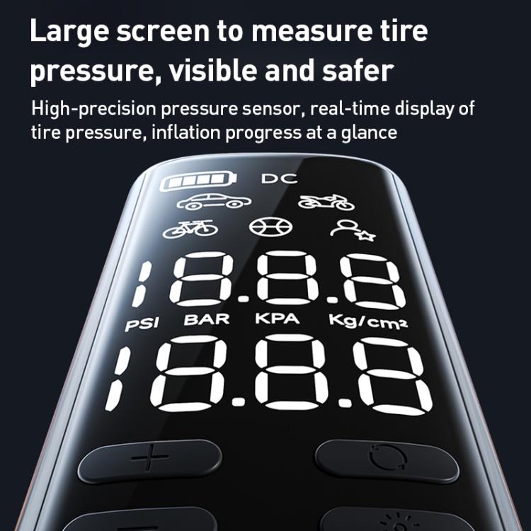 MOMAX CR16D 1-Move Support Car Digital Display Portable Smart Electric Wireless Air Pump(Black) - Inflatable Pump by MOMAX | Online Shopping UK | buy2fix