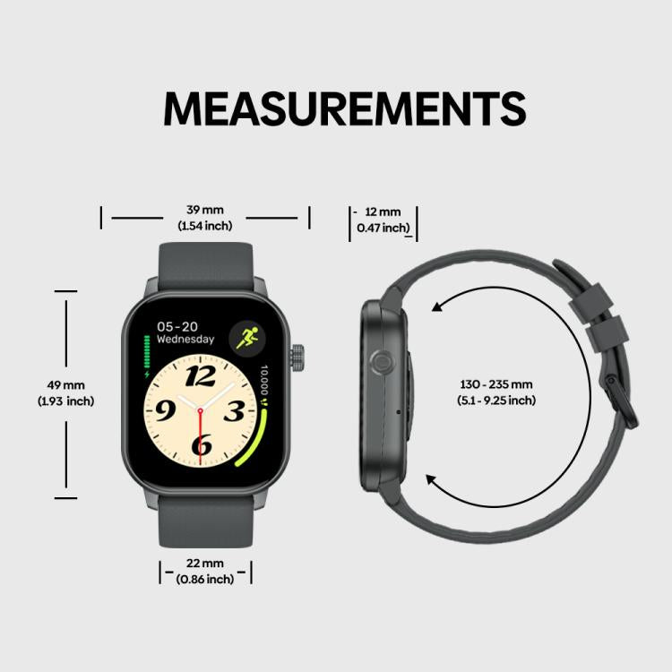 Zeblaze GTS 3 GPS 2.01 inch Screen Health & Fitness Smart Watch 3 ATM Waterproof(Space Gray) - Smart Watches by Zeblaze | Online Shopping UK | buy2fix