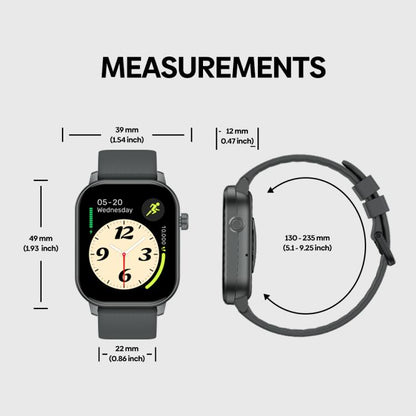 Zeblaze GTS 3 GPS 2.01 inch Screen Health & Fitness Smart Watch 3 ATM Waterproof(Space Gray) - Smart Watches by Zeblaze | Online Shopping UK | buy2fix