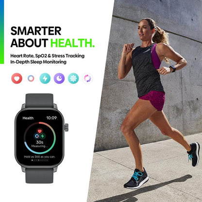 Zeblaze GTS 3 GPS 2.01 inch Screen Health & Fitness Smart Watch 3 ATM Waterproof(Space Gray) - Smart Watches by Zeblaze | Online Shopping UK | buy2fix