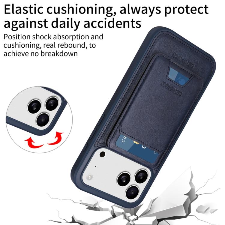 For iPhone 17 Pro Max BETOPNICE Vertical Flip Detachable MagSafe Wallet Phone Case(Blue) - iPhone 17 Pro Max Cases by BETOPNICE | Online Shopping UK | buy2fix