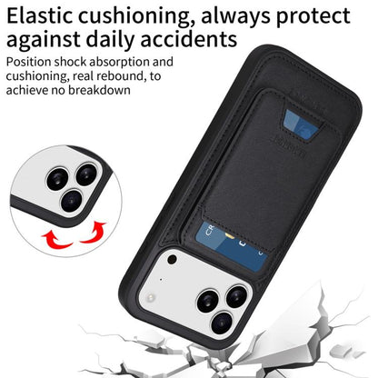 For iPhone 17 Pro Max BETOPNICE Vertical Flip Detachable MagSafe Wallet Phone Case(Black) - iPhone 17 Pro Max Cases by BETOPNICE | Online Shopping UK | buy2fix