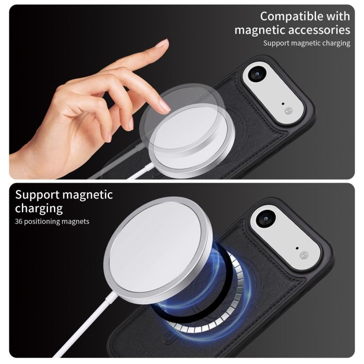 For iPhone Air BETOPNICE Vertical Flip Detachable MagSafe Wallet Phone Case(Black) - iPhone Air Cases by BETOPNICE | Online Shopping UK | buy2fix