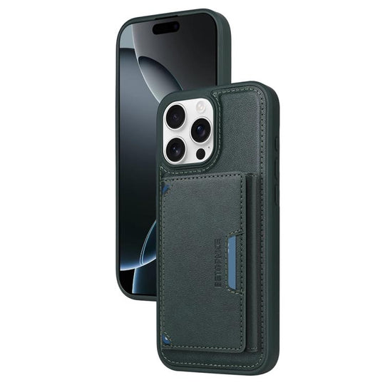 For iPhone 16 Pro Max BETOPNICE Horizontal Flip Detachable MagSafe Wallet Phone Case(Green)