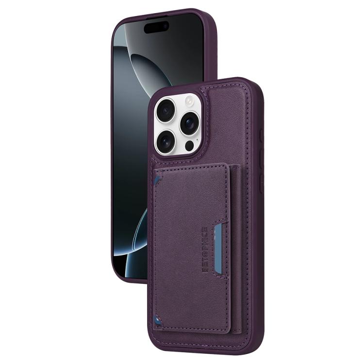 For iPhone 16 Pro Max BETOPNICE Horizontal Flip Detachable MagSafe Wallet Phone Case(Purple) - iPhone 16 Pro Max Cases by BETOPNICE | Online Shopping UK | buy2fix