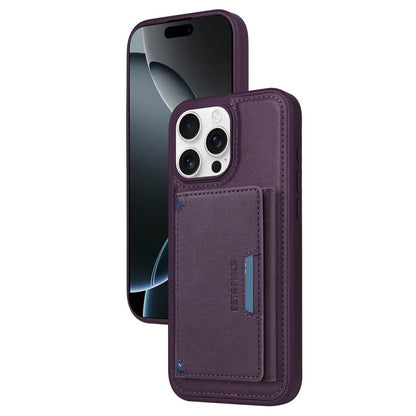 For iPhone 16 Pro Max BETOPNICE Horizontal Flip Detachable MagSafe Wallet Phone Case(Purple) - iPhone 16 Pro Max Cases by BETOPNICE | Online Shopping UK | buy2fix