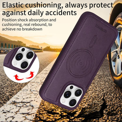For iPhone 16 Pro Max BETOPNICE Horizontal Flip Detachable MagSafe Wallet Phone Case(Purple) - iPhone 16 Pro Max Cases by BETOPNICE | Online Shopping UK | buy2fix