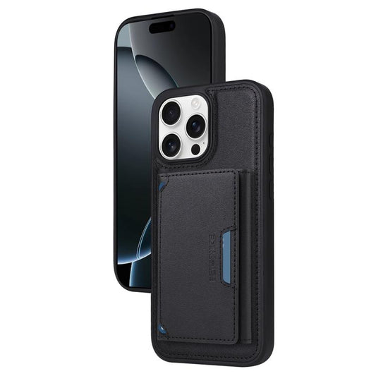 For iPhone 16 Pro Max BETOPNICE Horizontal Flip Detachable MagSafe Wallet Phone Case(Black) - iPhone 16 Pro Max Cases by BETOPNICE | Online Shopping UK | buy2fix