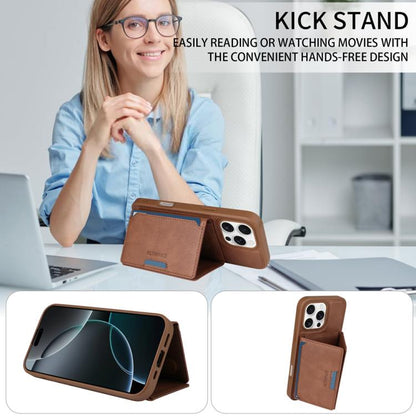 For iPhone 16 Pro Max BETOPNICE Horizontal Flip Detachable MagSafe Wallet Phone Case(Brown) - iPhone 16 Pro Max Cases by BETOPNICE | Online Shopping UK | buy2fix