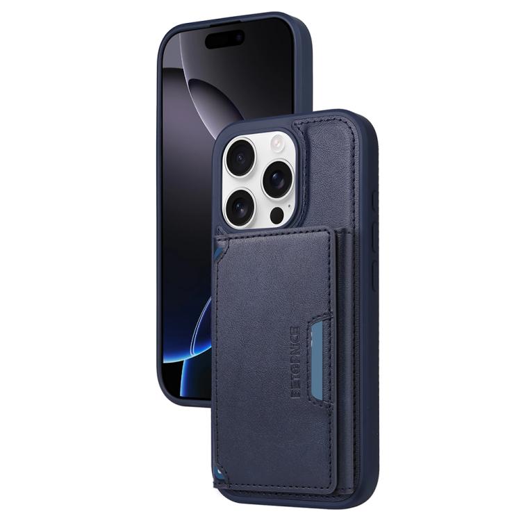 For iPhone 16 Pro BETOPNICE Horizontal Flip Detachable MagSafe Wallet Phone Case(Blue) - iPhone 16 Pro Cases by BETOPNICE | Online Shopping UK | buy2fix