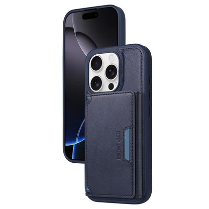 For iPhone 16 Pro BETOPNICE Horizontal Flip Detachable MagSafe Wallet Phone Case(Blue) - iPhone 16 Pro Cases by BETOPNICE | Online Shopping UK | buy2fix