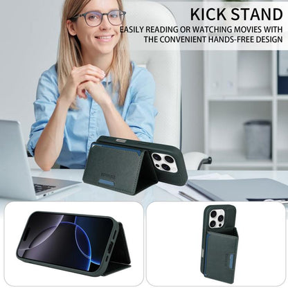 For iPhone 16 Pro BETOPNICE Horizontal Flip Detachable MagSafe Wallet Phone Case(Green) - iPhone 16 Pro Cases by BETOPNICE | Online Shopping UK | buy2fix