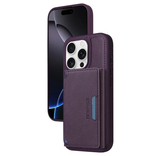 For iPhone 16 Pro BETOPNICE Horizontal Flip Detachable MagSafe Wallet Phone Case(Purple) - iPhone 16 Pro Cases by BETOPNICE | Online Shopping UK | buy2fix