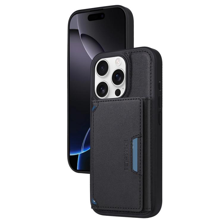 For iPhone 16 Pro BETOPNICE Horizontal Flip Detachable MagSafe Wallet Phone Case(Black) - iPhone 16 Pro Cases by BETOPNICE | Online Shopping UK | buy2fix