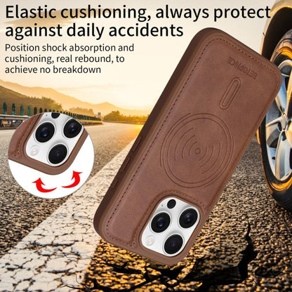 For iPhone 16 Pro BETOPNICE Horizontal Flip Detachable MagSafe Wallet Phone Case(Brown) - iPhone 16 Pro Cases by BETOPNICE | Online Shopping UK | buy2fix