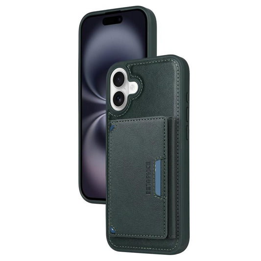 For iPhone 16 Plus BETOPNICE Horizontal Flip Detachable MagSafe Wallet Phone Case(Green) - iPhone 16 Plus Cases by BETOPNICE | Online Shopping UK | buy2fix