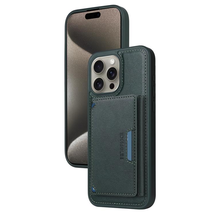 For iPhone 15 Pro Max BETOPNICE Horizontal Flip Detachable MagSafe Wallet Phone Case(Green) - iPhone 15 Pro Max Cases by BETOPNICE | Online Shopping UK | buy2fix