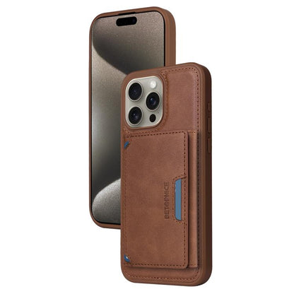 For iPhone 15 Pro Max BETOPNICE Horizontal Flip Detachable MagSafe Wallet Phone Case(Brown) - iPhone 15 Pro Max Cases by BETOPNICE | Online Shopping UK | buy2fix