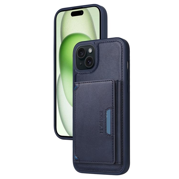 For iPhone 15 Plus BETOPNICE Horizontal Flip Detachable MagSafe Wallet Phone Case(Blue) - iPhone 15 Plus Cases by BETOPNICE | Online Shopping UK | buy2fix
