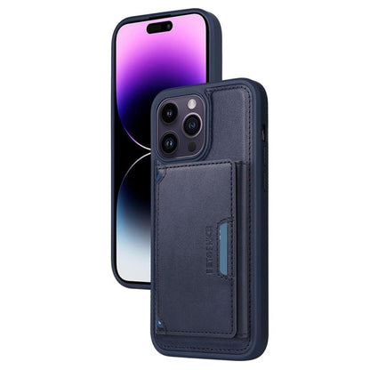 For iPhone 14 Pro Max BETOPNICE Horizontal Flip Detachable MagSafe Wallet Phone Case(Blue) - iPhone 14 Pro Max Cases by BETOPNICE | Online Shopping UK | buy2fix
