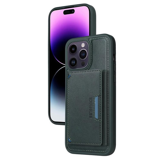 For iPhone 14 Pro Max BETOPNICE Horizontal Flip Detachable MagSafe Wallet Phone Case(Green)