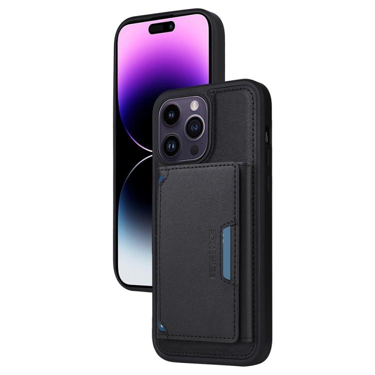 For iPhone 14 Pro Max BETOPNICE Horizontal Flip Detachable MagSafe Wallet Phone Case(Black) - iPhone 14 Pro Max Cases by BETOPNICE | Online Shopping UK | buy2fix