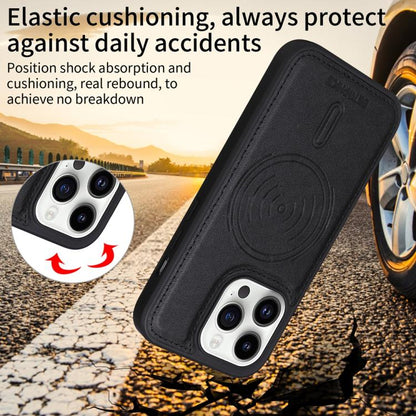 For iPhone 14 Pro BETOPNICE Horizontal Flip Detachable MagSafe Wallet Phone Case(Black) - iPhone 14 Pro Cases by BETOPNICE | Online Shopping UK | buy2fix