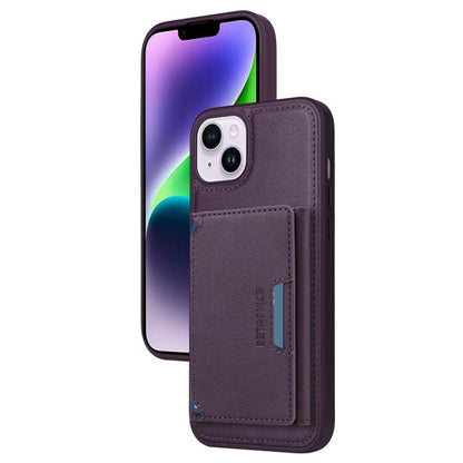 For iPhone 14 Plus BETOPNICE Horizontal Flip Detachable MagSafe Wallet Phone Case(Purple) - iPhone 14 Plus Cases by BETOPNICE | Online Shopping UK | buy2fix