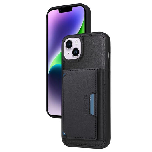 For iPhone 14 Plus BETOPNICE Horizontal Flip Detachable MagSafe Wallet Phone Case(Black) - iPhone 14 Plus Cases by BETOPNICE | Online Shopping UK | buy2fix