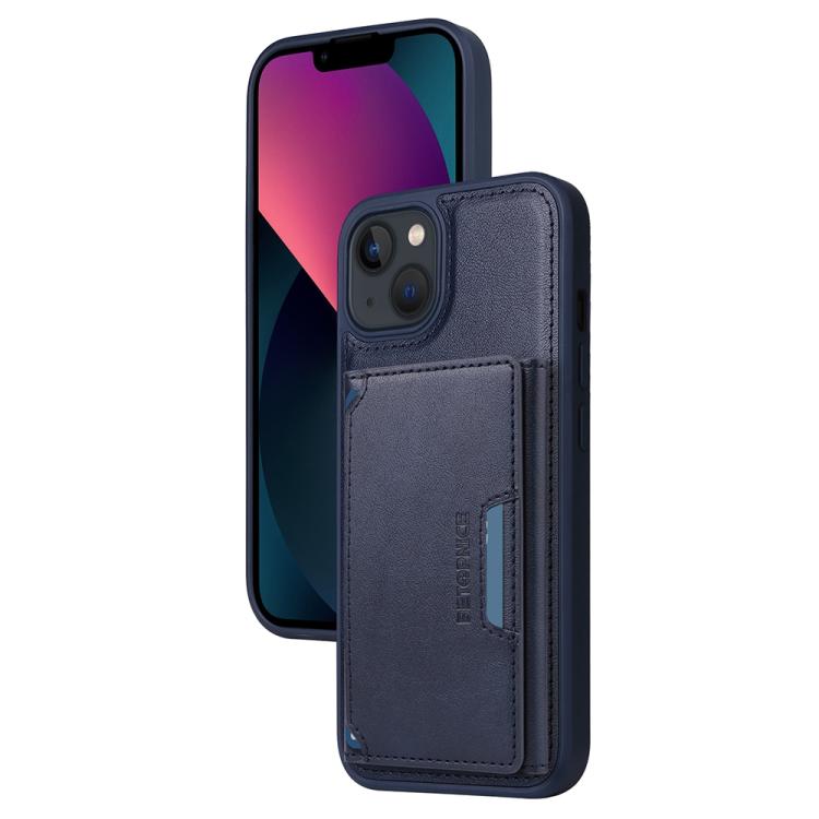 For iPhone 14 / 13 BETOPNICE Horizontal Flip Detachable MagSafe Wallet Phone Case(Blue) - iPhone 14 Cases by BETOPNICE | Online Shopping UK | buy2fix