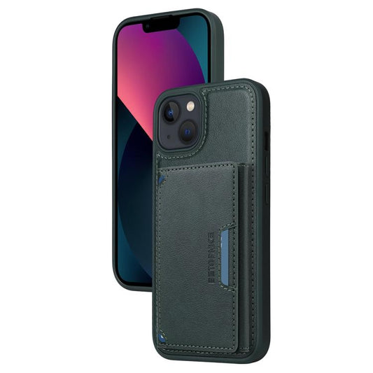 For iPhone 14 / 13 BETOPNICE Horizontal Flip Detachable MagSafe Wallet Phone Case(Green) - iPhone 14 Cases by BETOPNICE | Online Shopping UK | buy2fix