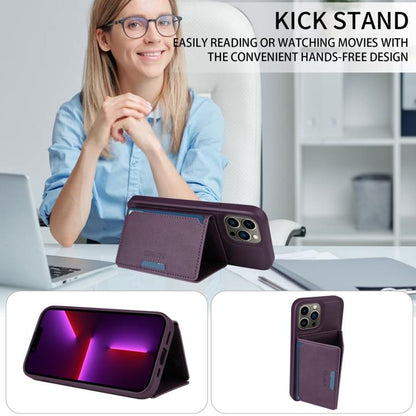 For iPhone 13 Pro Max BETOPNICE Horizontal Flip Detachable MagSafe Wallet Phone Case(Purple) - iPhone 13 Pro Max Cases by BETOPNICE | Online Shopping UK | buy2fix