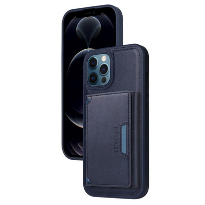 For iPhone 12 Pro Max BETOPNICE Horizontal Flip Detachable MagSafe Wallet Phone Case(Blue) - iPhone 12 Pro Max Cases by BETOPNICE | Online Shopping UK | buy2fix