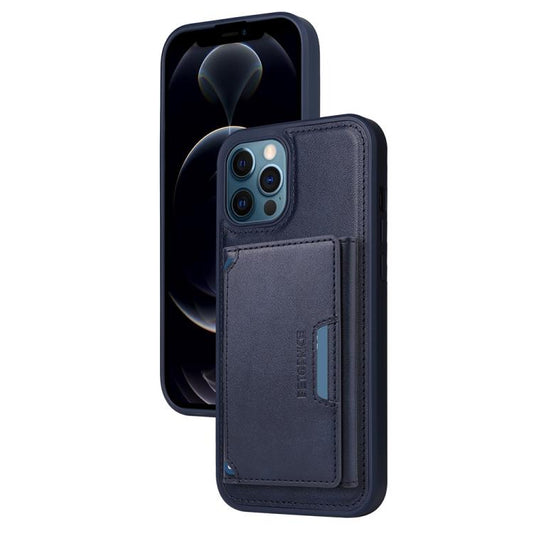 For iPhone 12 Pro Max BETOPNICE Horizontal Flip Detachable MagSafe Wallet Phone Case(Blue) - iPhone 12 Pro Max Cases by BETOPNICE | Online Shopping UK | buy2fix