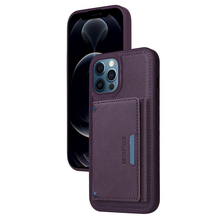 For iPhone 12 Pro Max BETOPNICE Horizontal Flip Detachable MagSafe Wallet Phone Case(Purple) - iPhone 12 Pro Max Cases by BETOPNICE | Online Shopping UK | buy2fix