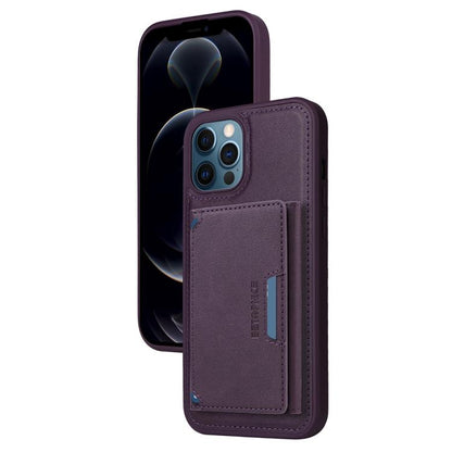 For iPhone 12 Pro Max BETOPNICE Horizontal Flip Detachable MagSafe Wallet Phone Case(Purple) - iPhone 12 Pro Max Cases by BETOPNICE | Online Shopping UK | buy2fix