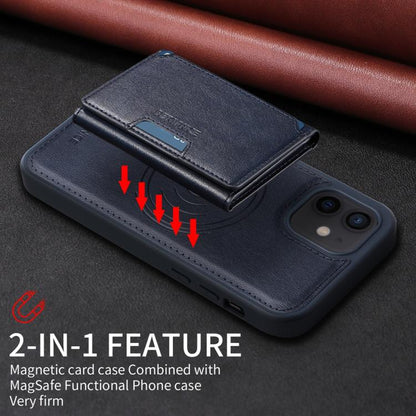 For iPhone 12 / 12 Pro BETOPNICE Horizontal Flip Detachable MagSafe Wallet Phone Case(Blue) - iPhone 12 / 12 Pro Cases by BETOPNICE | Online Shopping UK | buy2fix