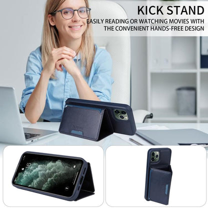 For iPhone 11 Pro Max BETOPNICE Horizontal Flip Detachable MagSafe Wallet Phone Case(Blue) - iPhone 11 Pro Max Cases by BETOPNICE | Online Shopping UK | buy2fix