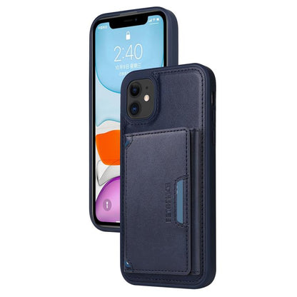 For iPhone 11 BETOPNICE Horizontal Flip Detachable MagSafe Wallet Phone Case(Blue) - iPhone 11 Cases by BETOPNICE | Online Shopping UK | buy2fix